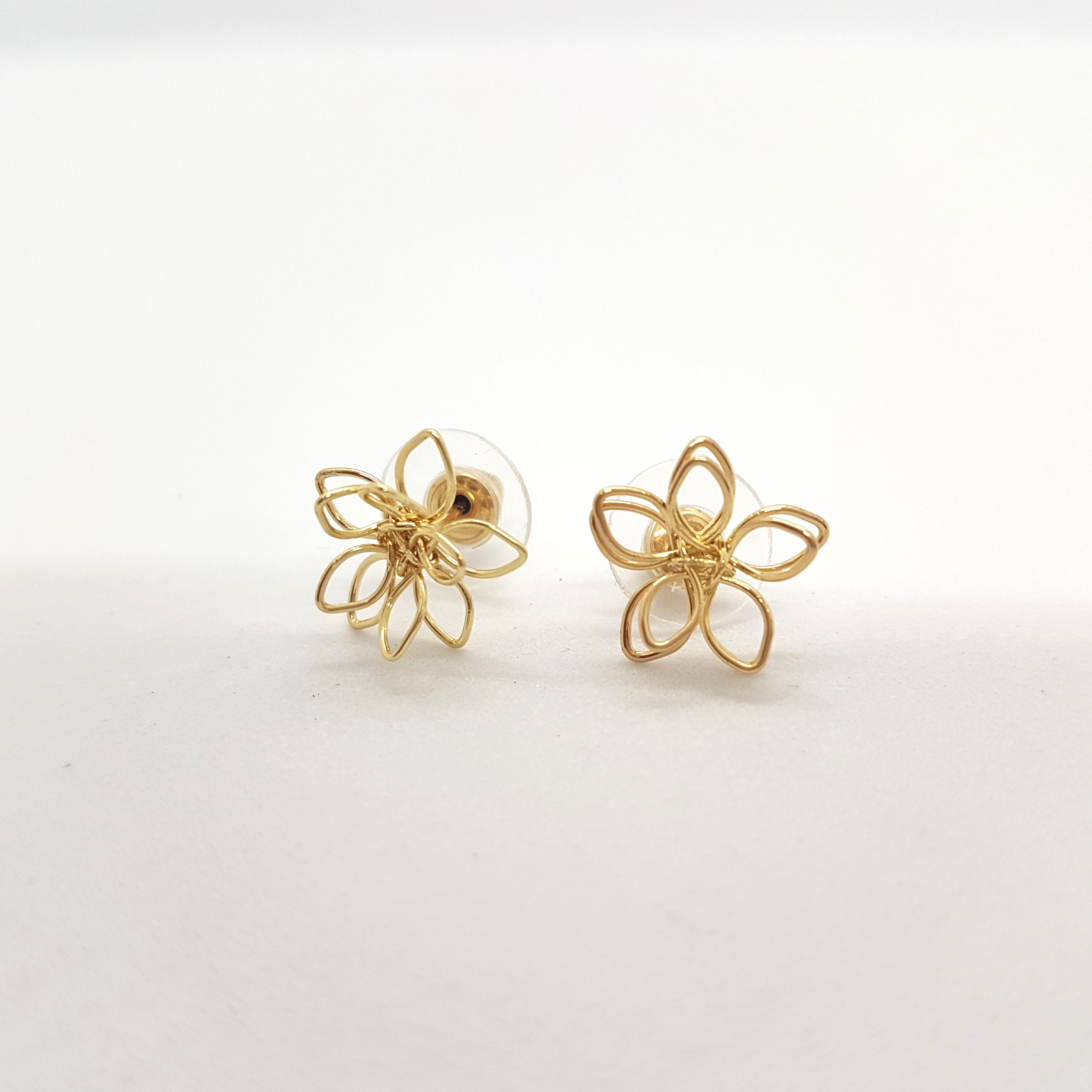 Gold Wire Earrings