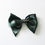 Thumbnail: Deep Green Satin Hair Bow