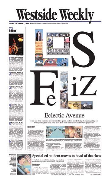 Westside Weekly (owned by LA Times)