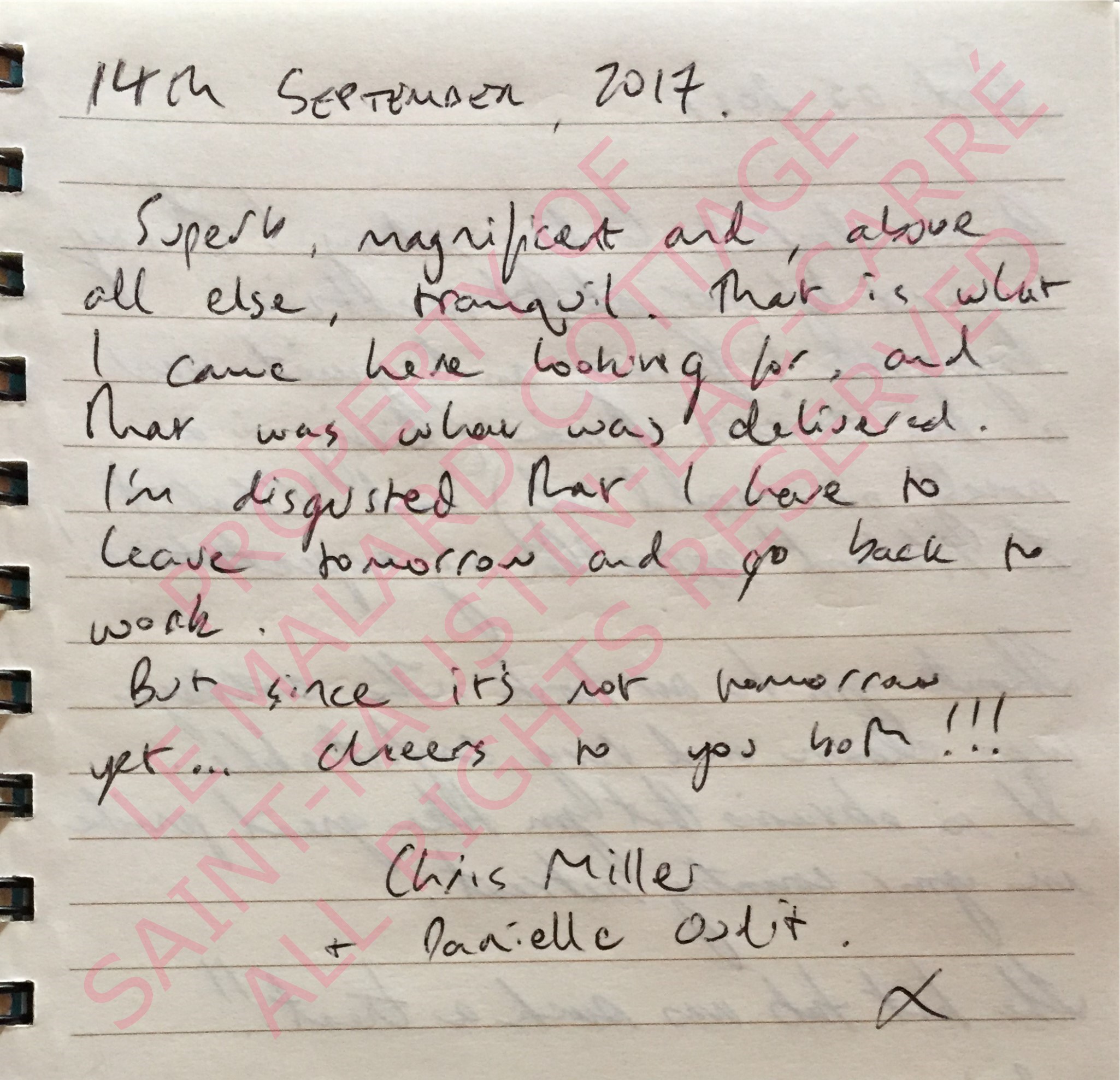 Testimonial | Le Malard Cottage