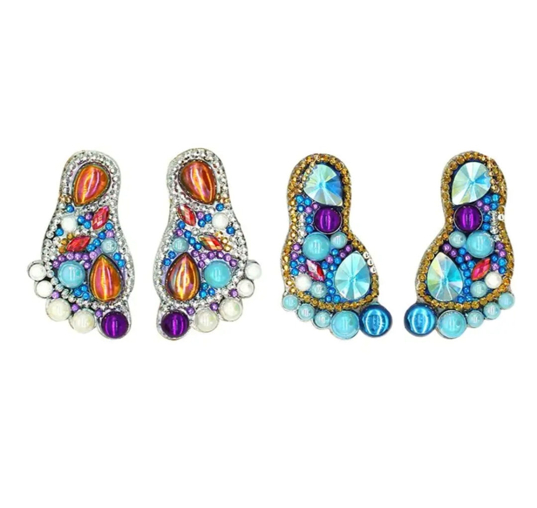 Брелок алмазная мозаика 4шт Б.hls404