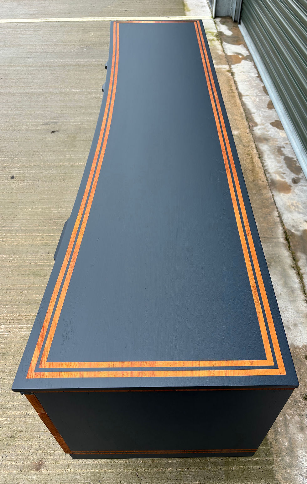 Thumbnail: Refurbished Retro mid century modern Sideboard/TV Unit/Media stand in dark blue
