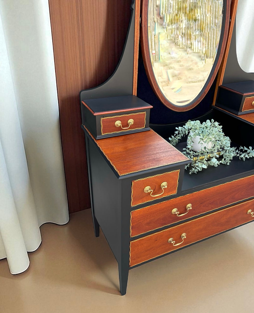 Thumbnail: Left Side view of dressing table and mirror