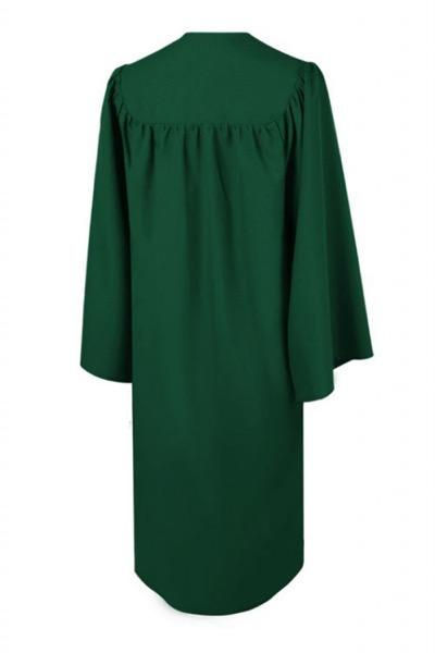 Thumbnail: Hunter Green Matte Graduation Gown