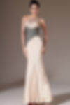 Champagne One-Shoulder Sheath Evening Dress(00142314)