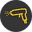 yellow powder coating icon