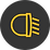 yellow headlight icon