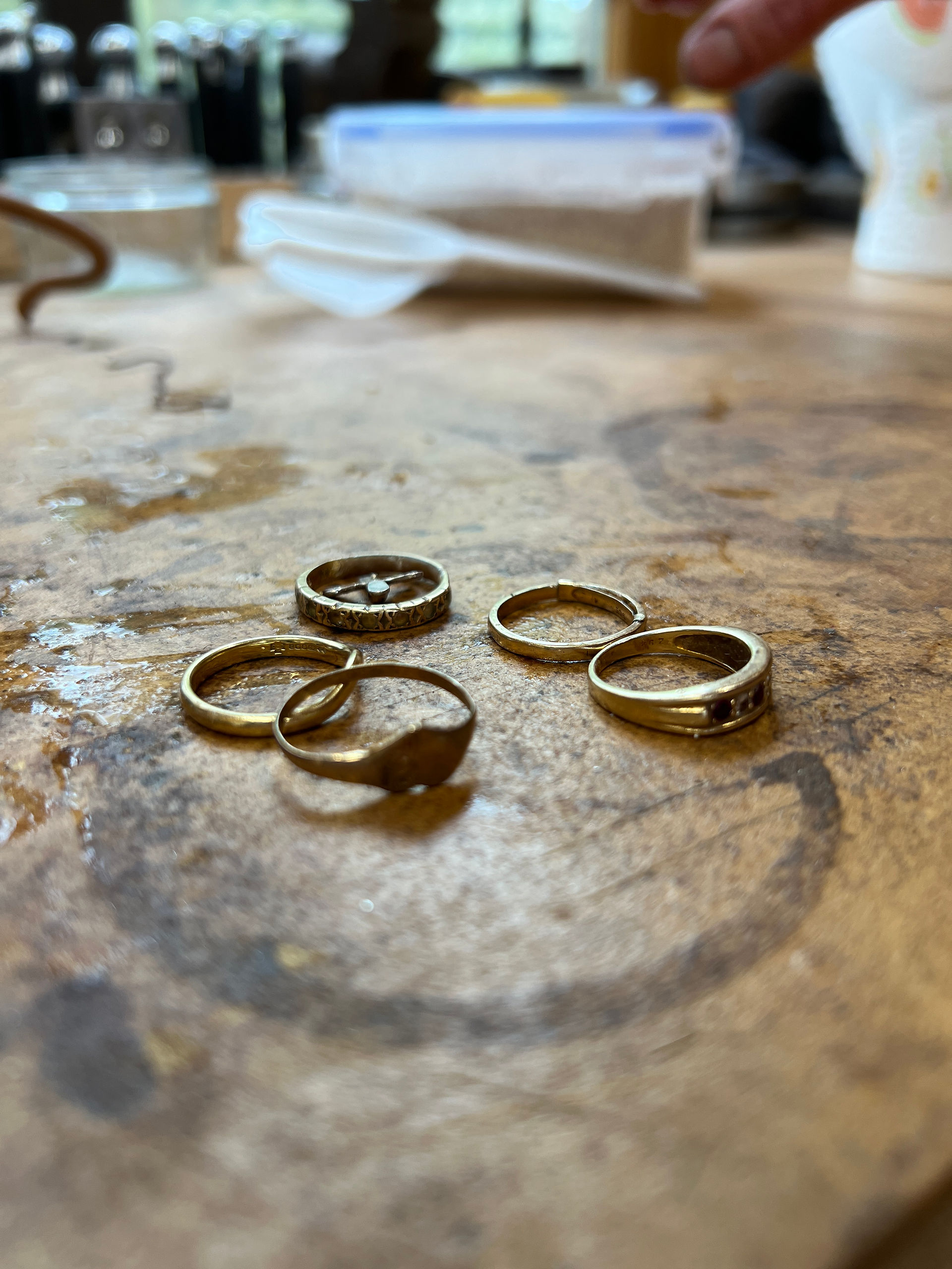 Heirloom jewellery about to be melted 
