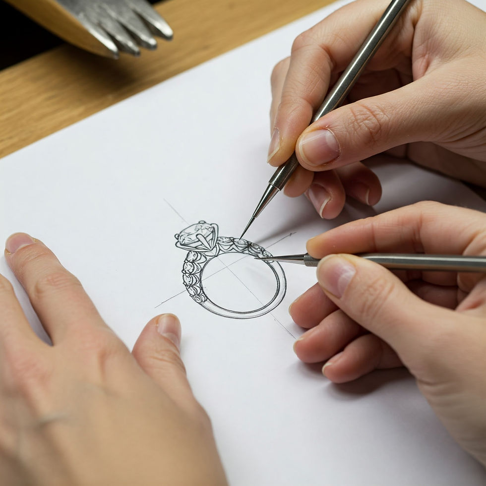 Being Part of a Couple's Journey: The Joy of Creating Engagement Rings