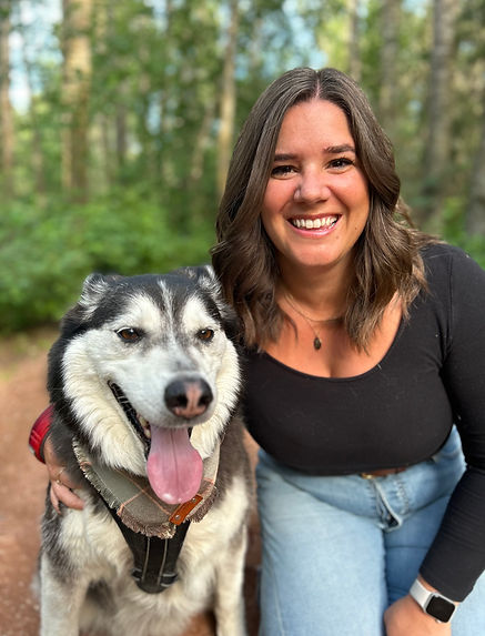 Me and my dog, Layla
