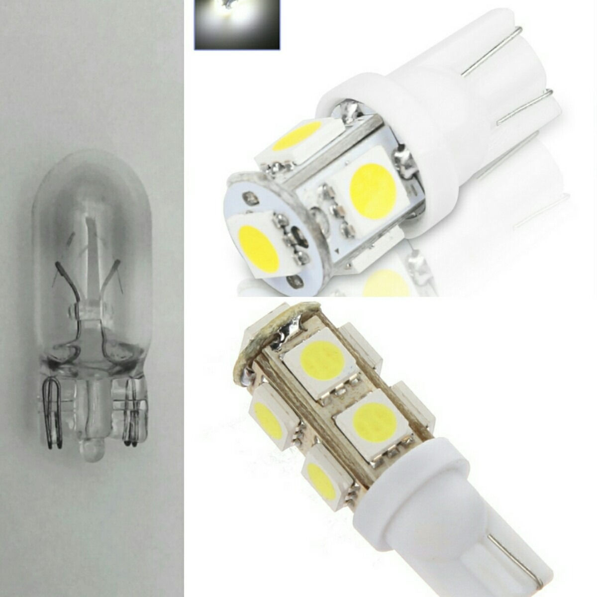 Bombillo Led T10 Cocuyo Carro Y Moto 158