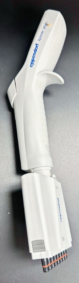 Thumbnail: Eppendorf Xplorer Plus Pipettor 8-channel 15-300 µL with Charging Stand
