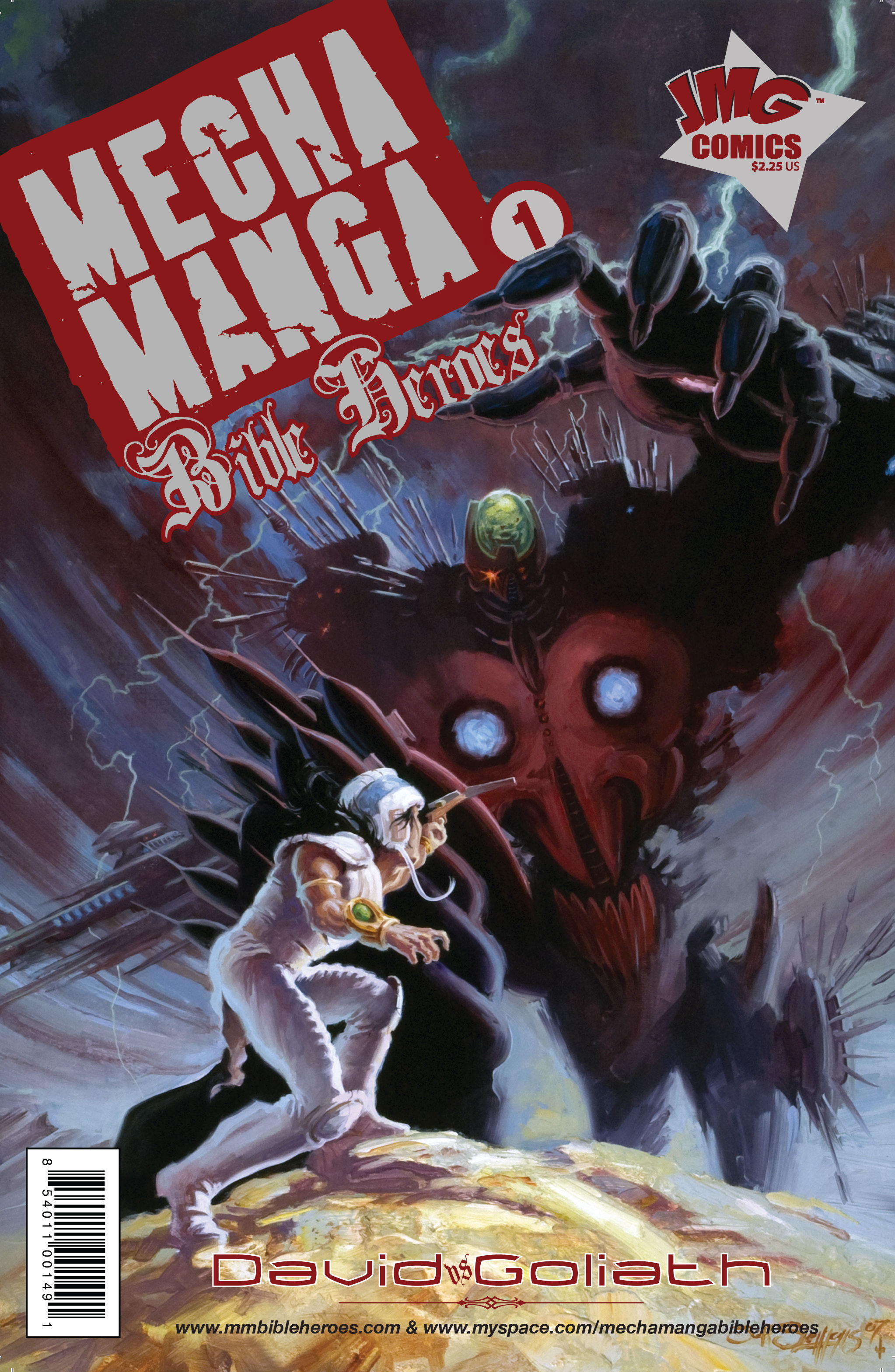 MECHA-MANGA BIBLE HEROES #1: DAVID VS. GOLIATH