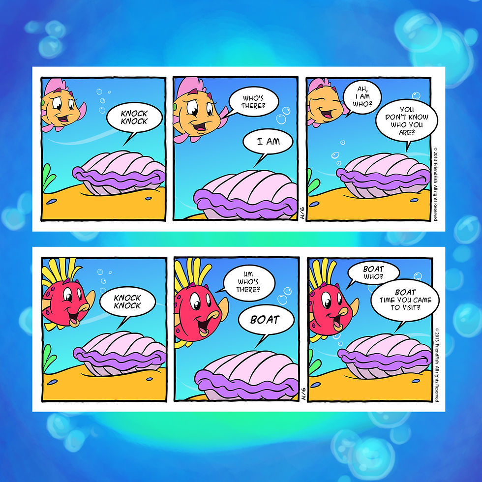 Thumbnail: FriendFish comic strip book 1