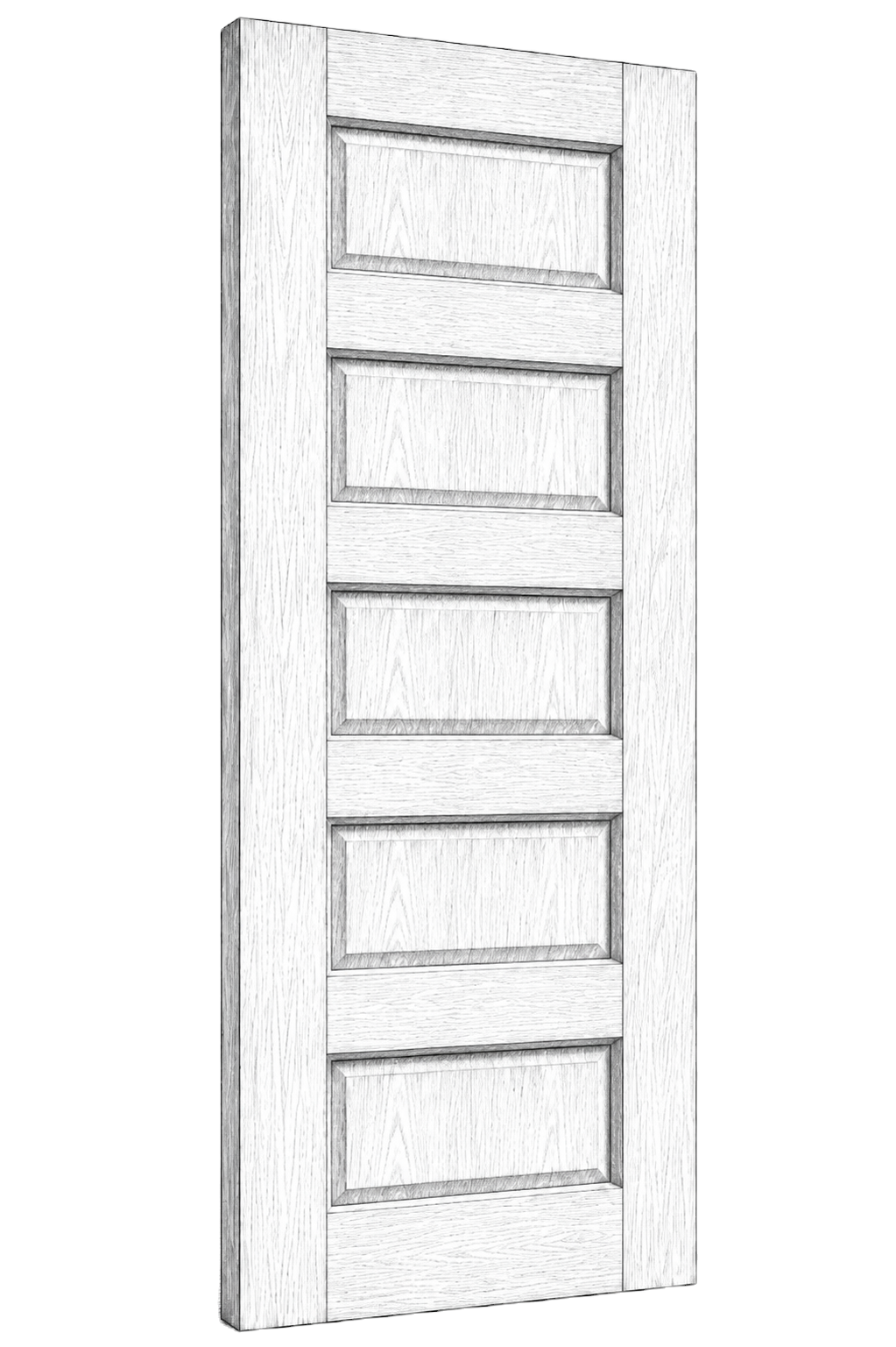 Raised 5 Panel Door