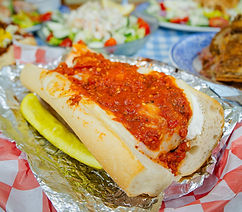 Meatball Sub for lunch at Centreville Luncheonette