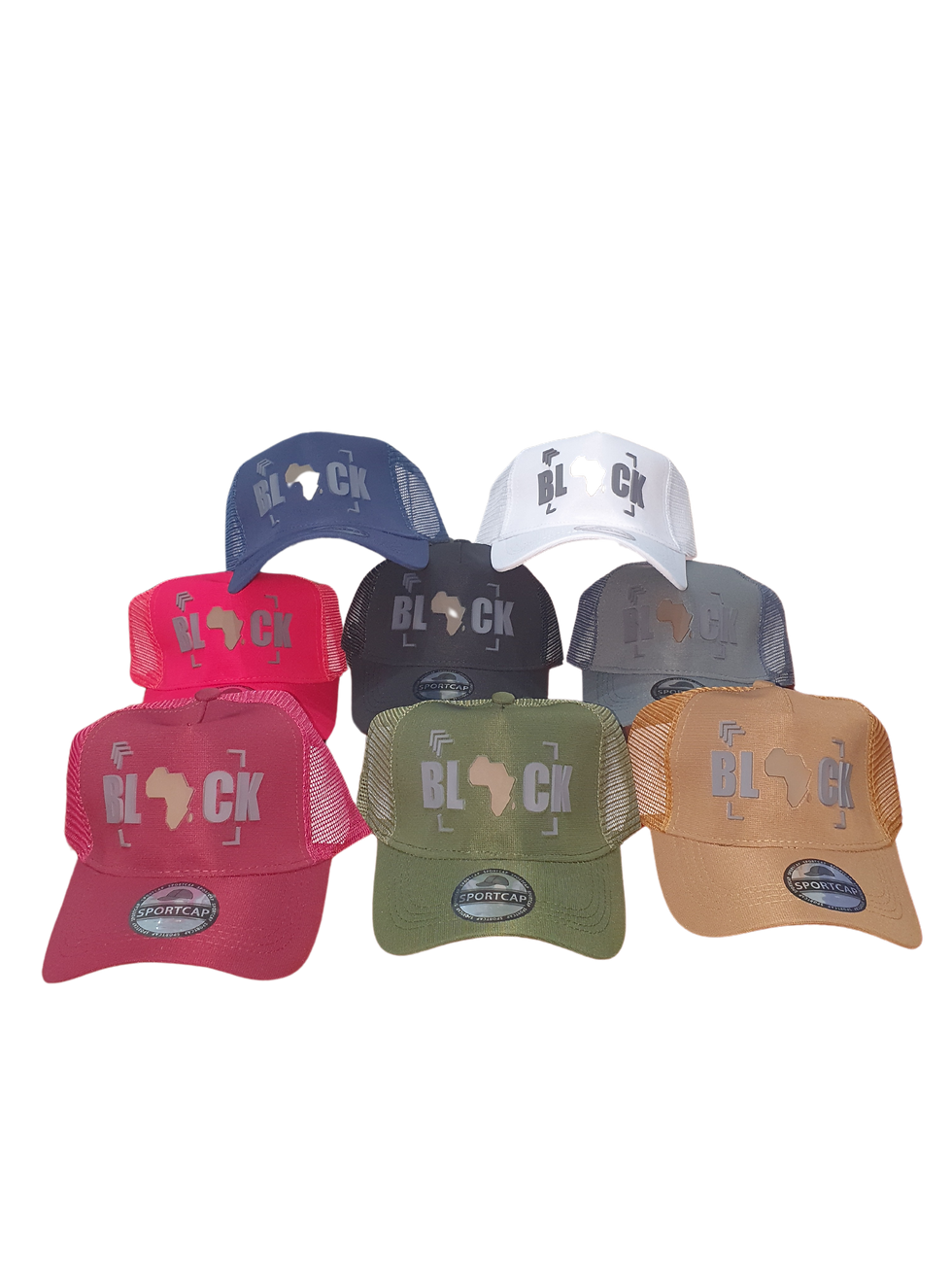 Thumbnail: Black Sports Cap - Netted Back