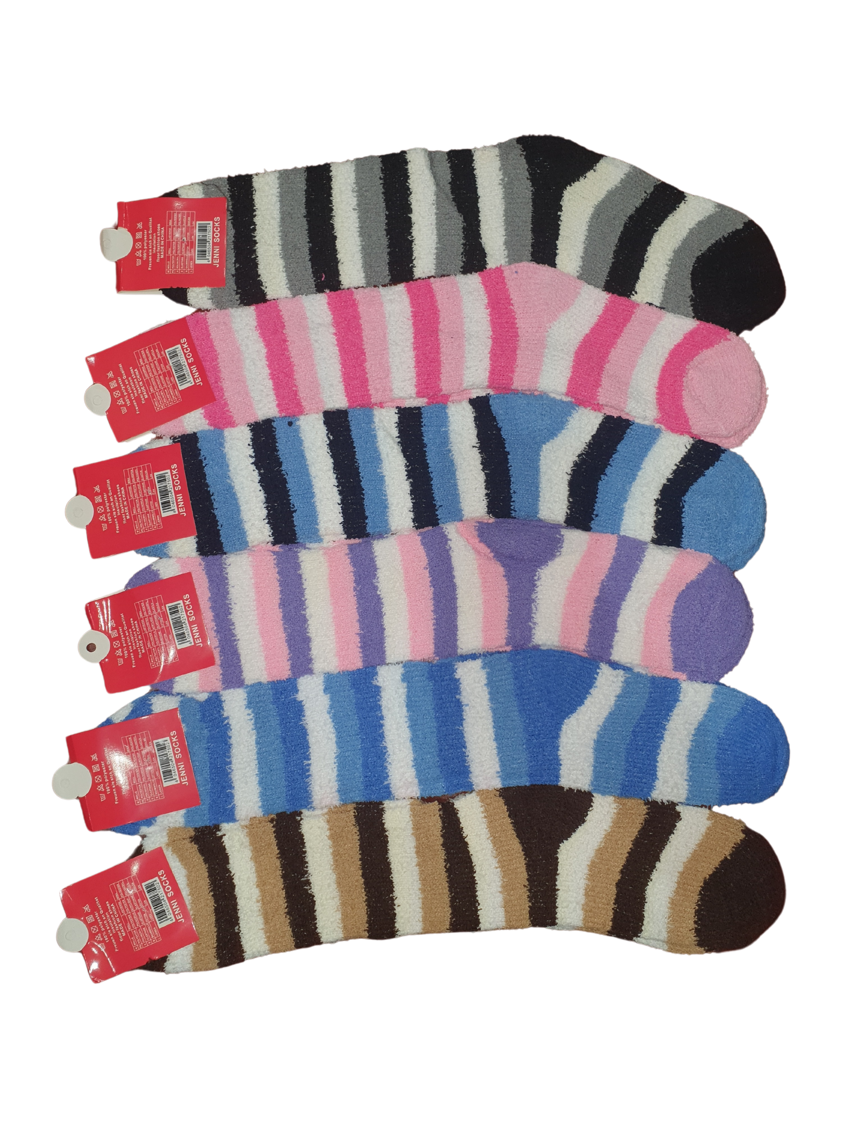 Jenni Woolie Long Socks - Striped