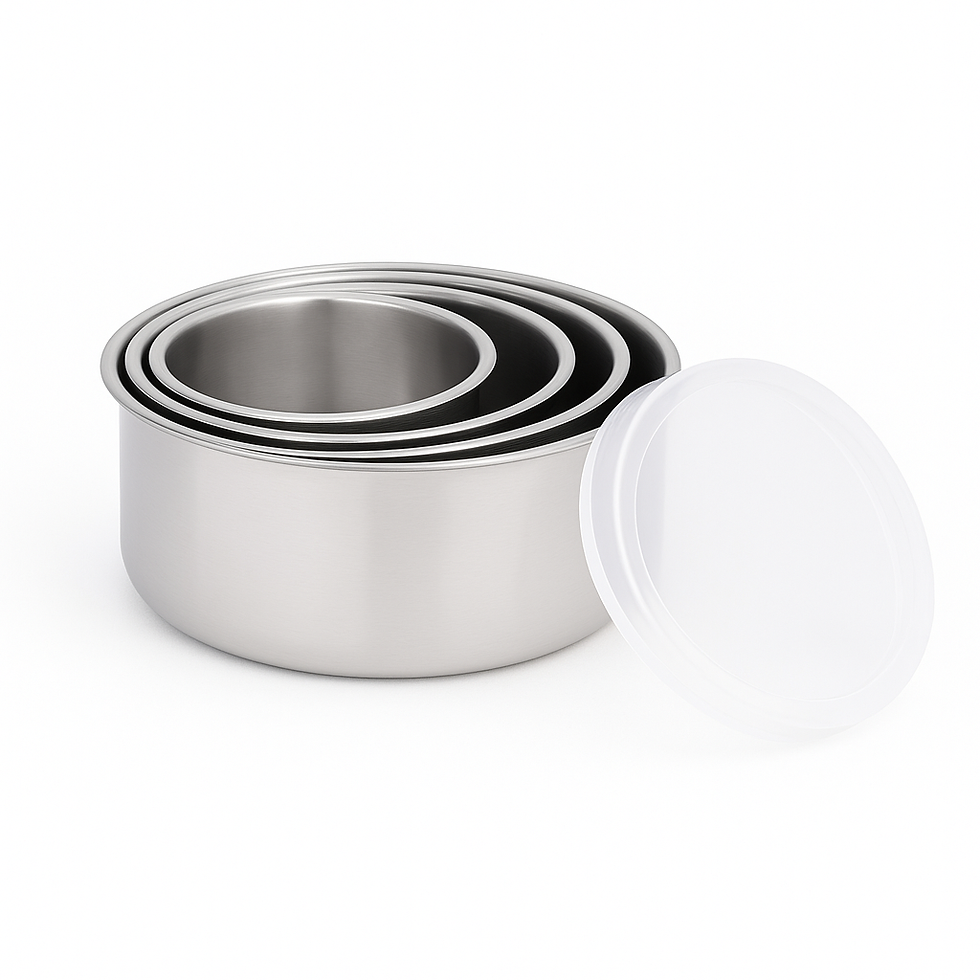 Thumbnail: 5 Piece Stainless Steel Fresh Box