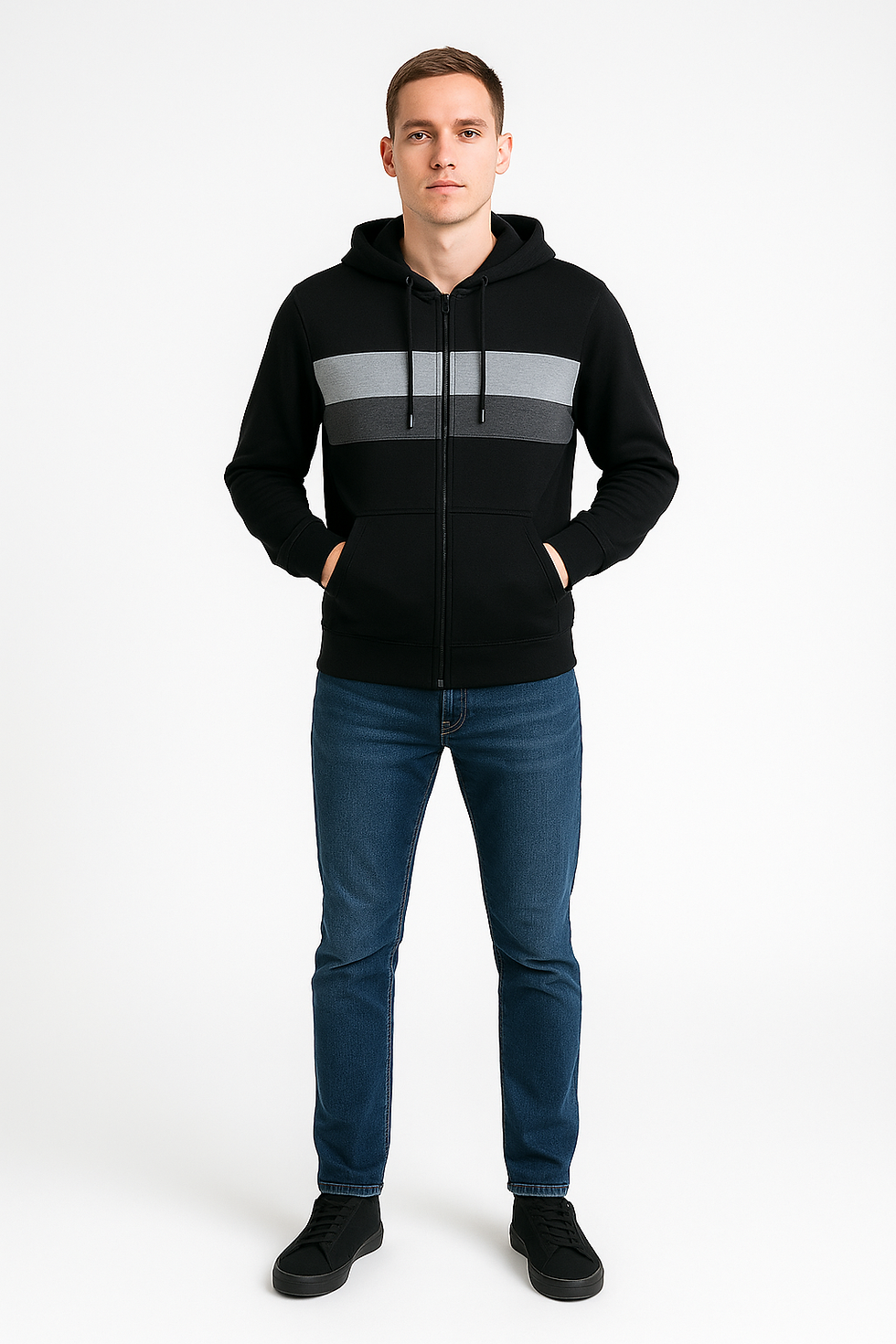 Thumbnail: Slim Fit Hooded Jacket