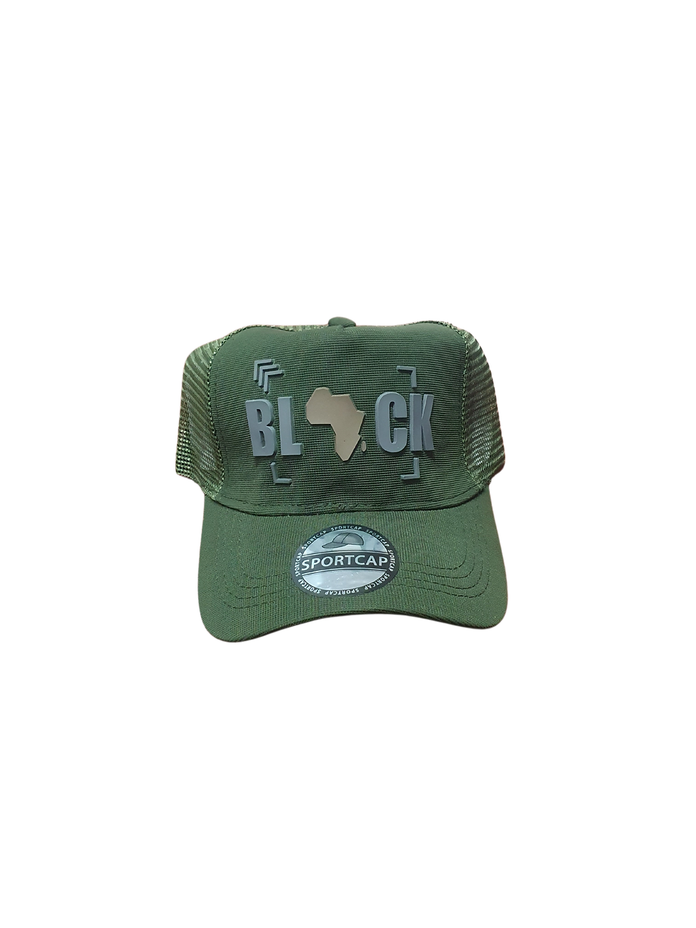 Thumbnail: Black Sports Cap - Netted Back