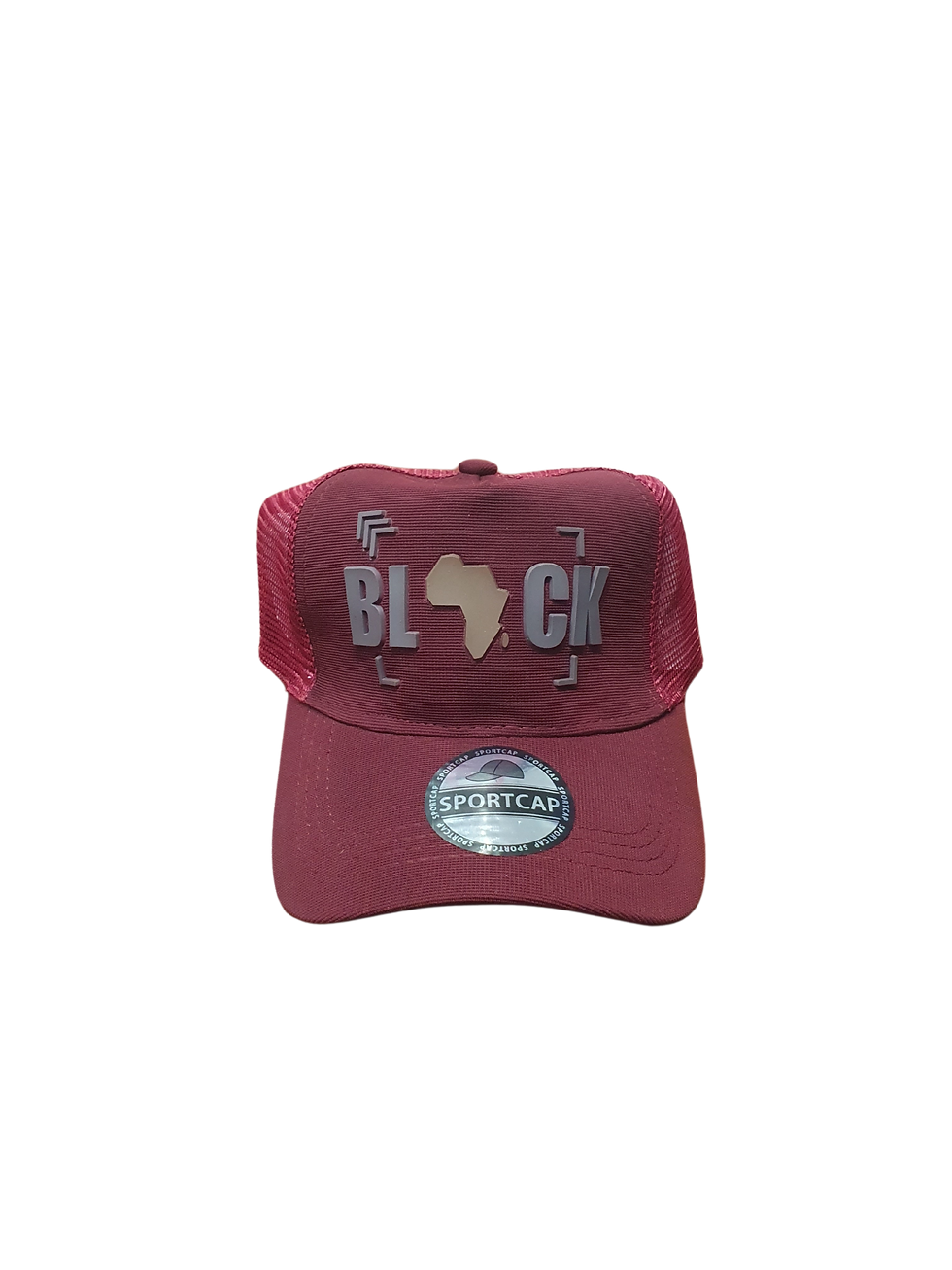 Thumbnail: Black Sports Cap - Netted Back