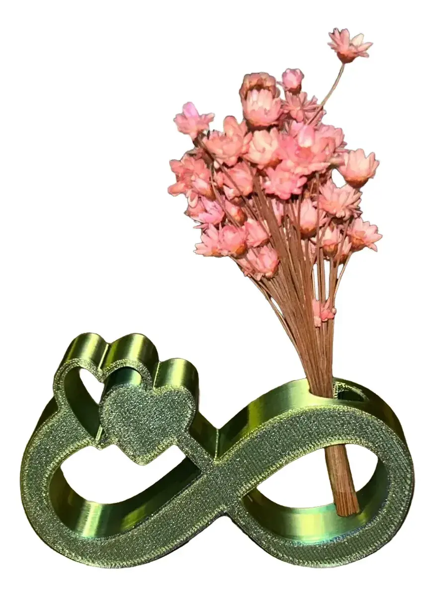Centro de Mesa Infinito e Corações Decorativo Noivado