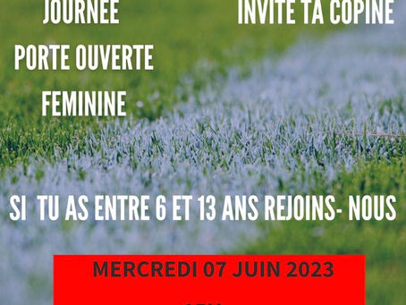 Journée porte ouverte féminine 07 06 2023