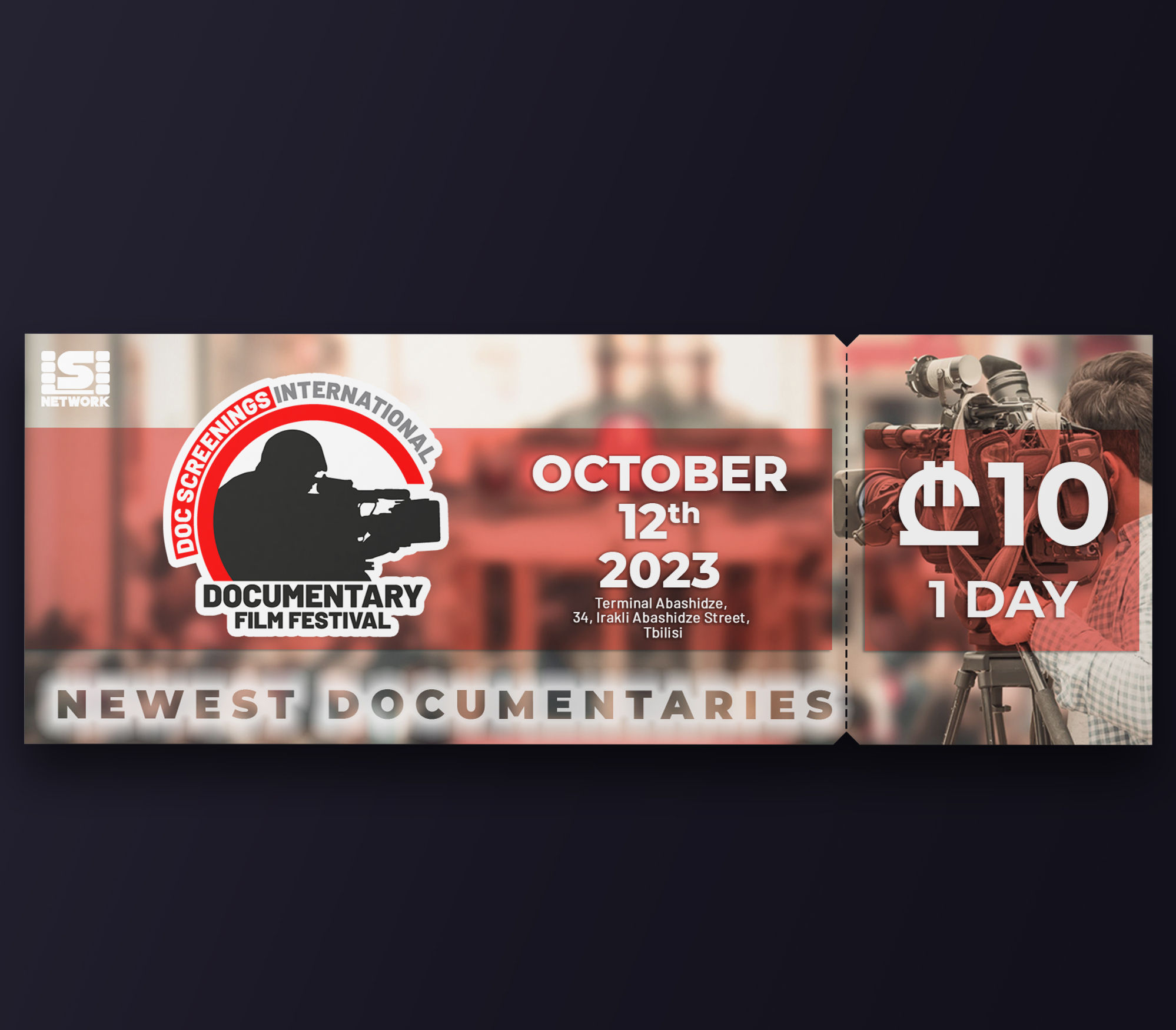 Earlybird ticket Doc Fest October 12