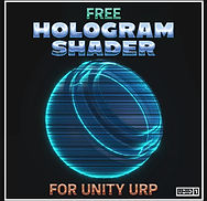 Free Hologram Shader for Unity URP