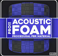 Acoustic Foam PRO - Procedural PBR Material