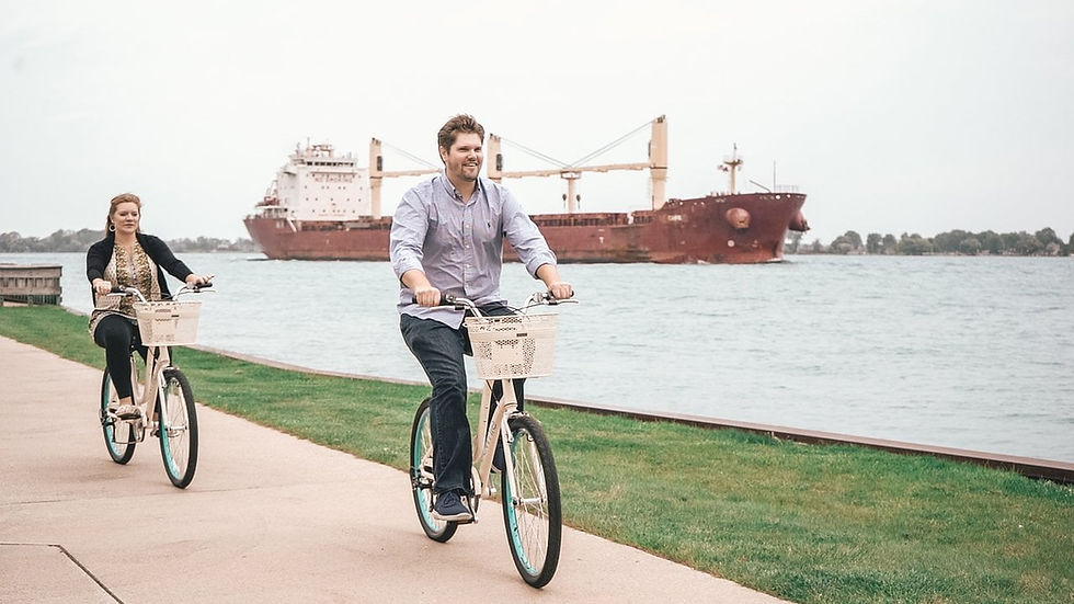 St. Clair River Biking