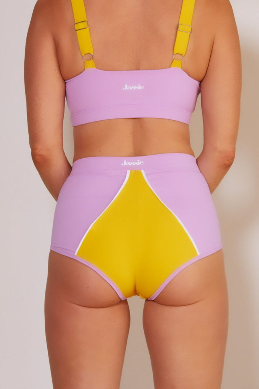 Blossom bottoms Lilac/yellow