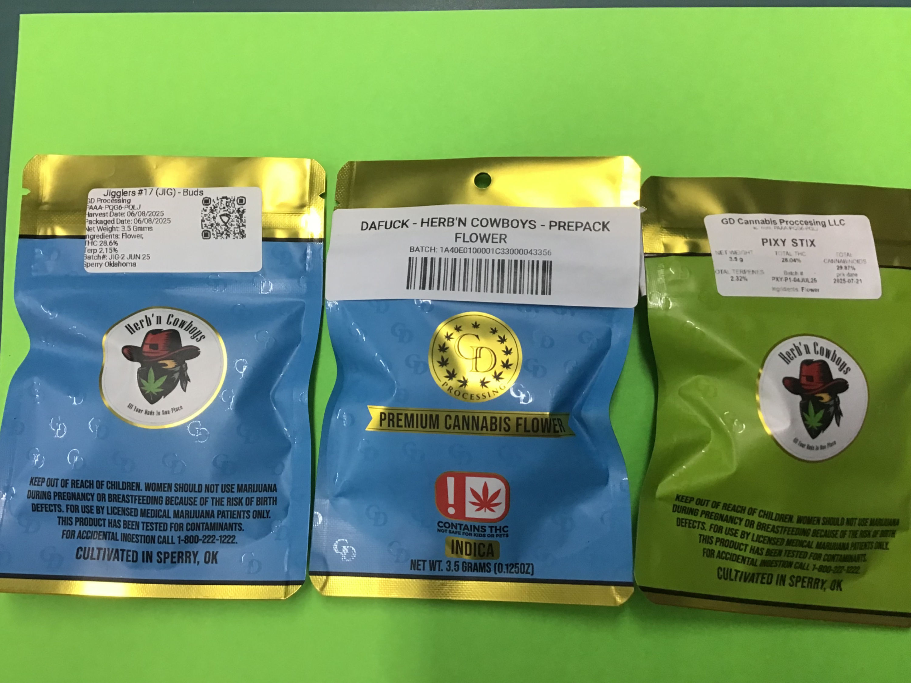 HERB N COWBOYS 7G PRE PACKAGED FLOWER