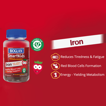 Bioglan SmartKids Iron, Vitamin C - 30 Gummies-4.png
