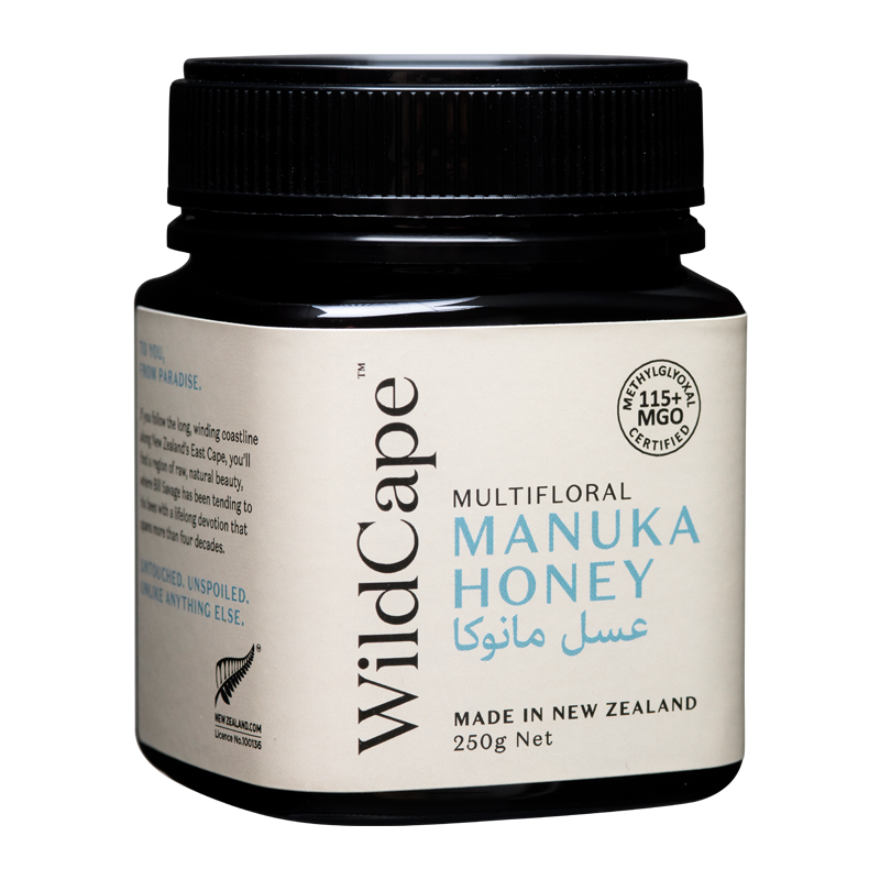 Thumbnail: WildCape UMF 8+ certified, MGO 182+ raw manuka honey from New Zealand - 250g