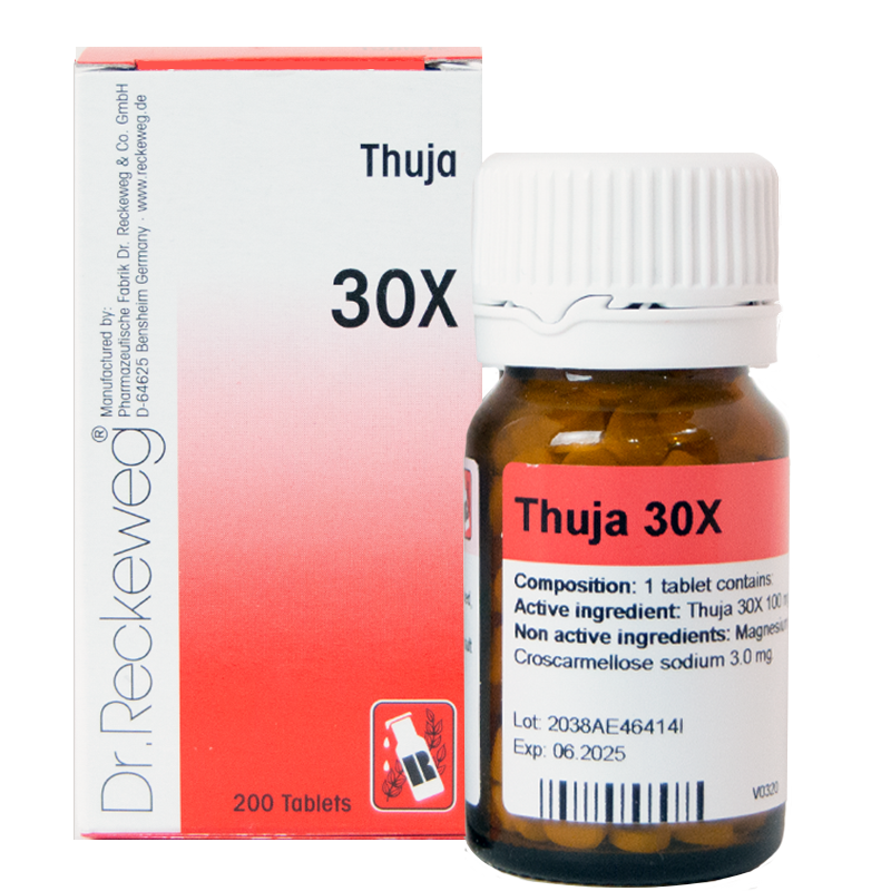 Dr Reckeweg Thuja 30X Single Homeopathic Remedy 200 Tablets HomeoMe dr-reckeweg-thuja-30x-single-homeopathic-remedy-200-tablets-homeome
