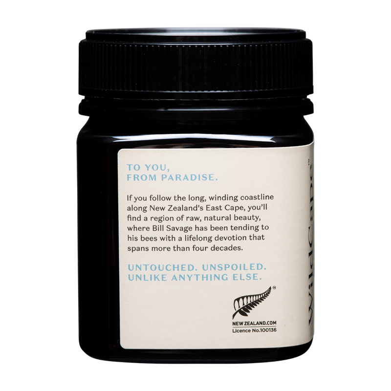 Thumbnail: WildCape UMF 8+ certified, MGO 182+ raw manuka honey from New Zealand - 250g