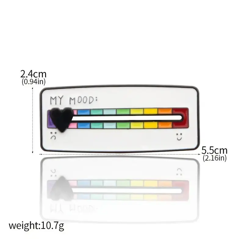 Thumbnail: My Mood Indicator pin/brooch
