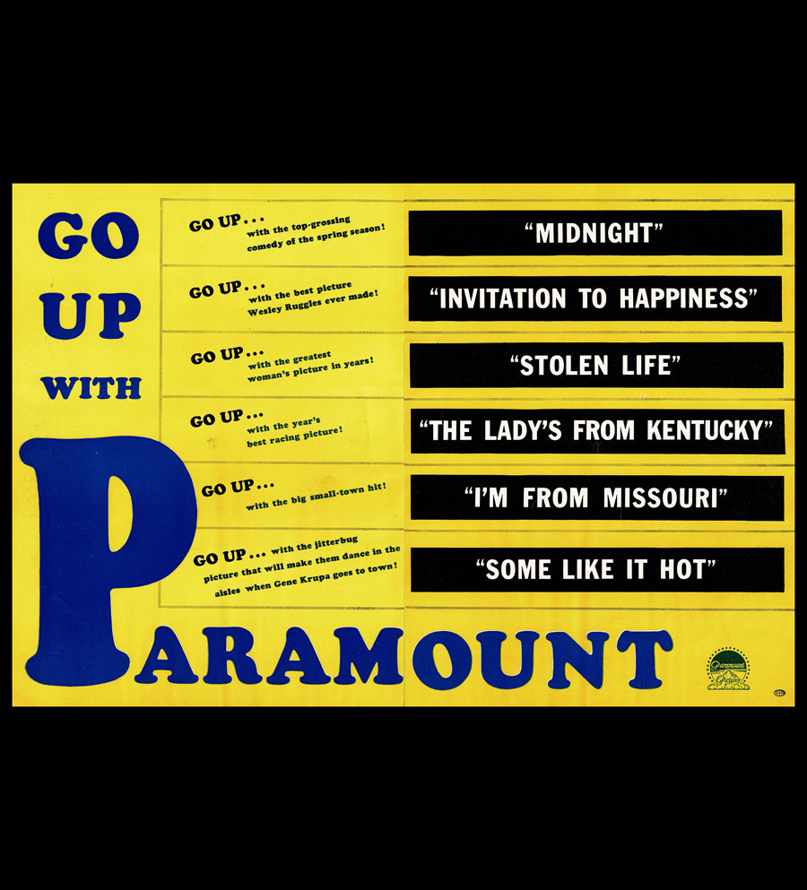 Thumbnail: 1939 Paramount Pictures Rare Original Film Trade Magazine Ad