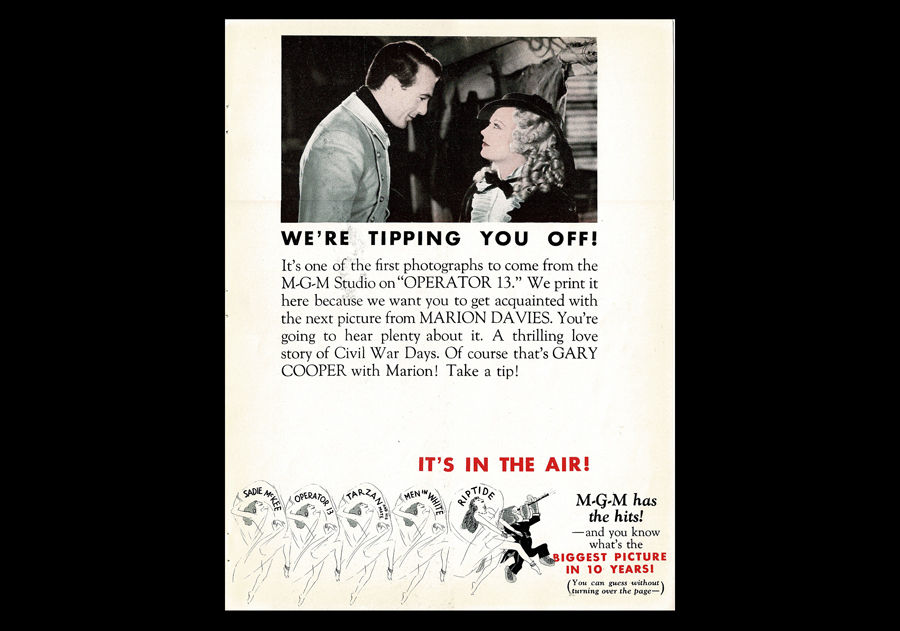 Thumbnail: 1936 MGM Studios RARE Original Film Trade Magazine Ad - Tarzan