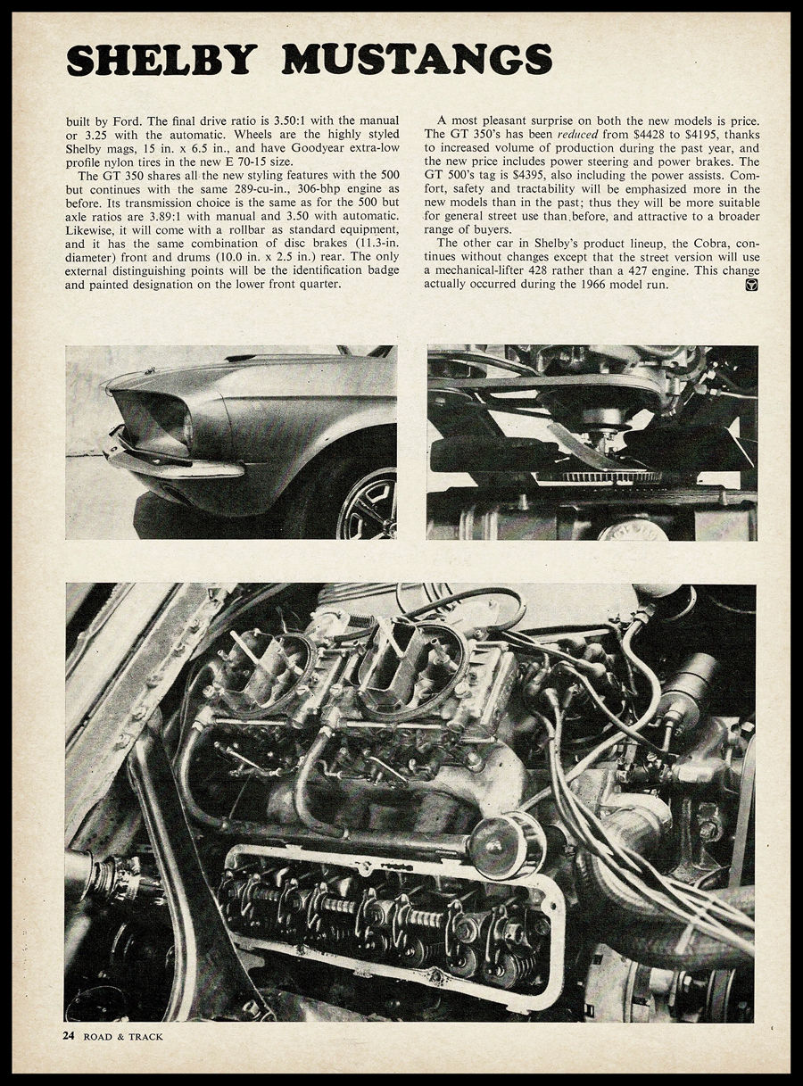 Thumbnail: 1967 Ford Shelby Mustangs Original Magazine Feature Article