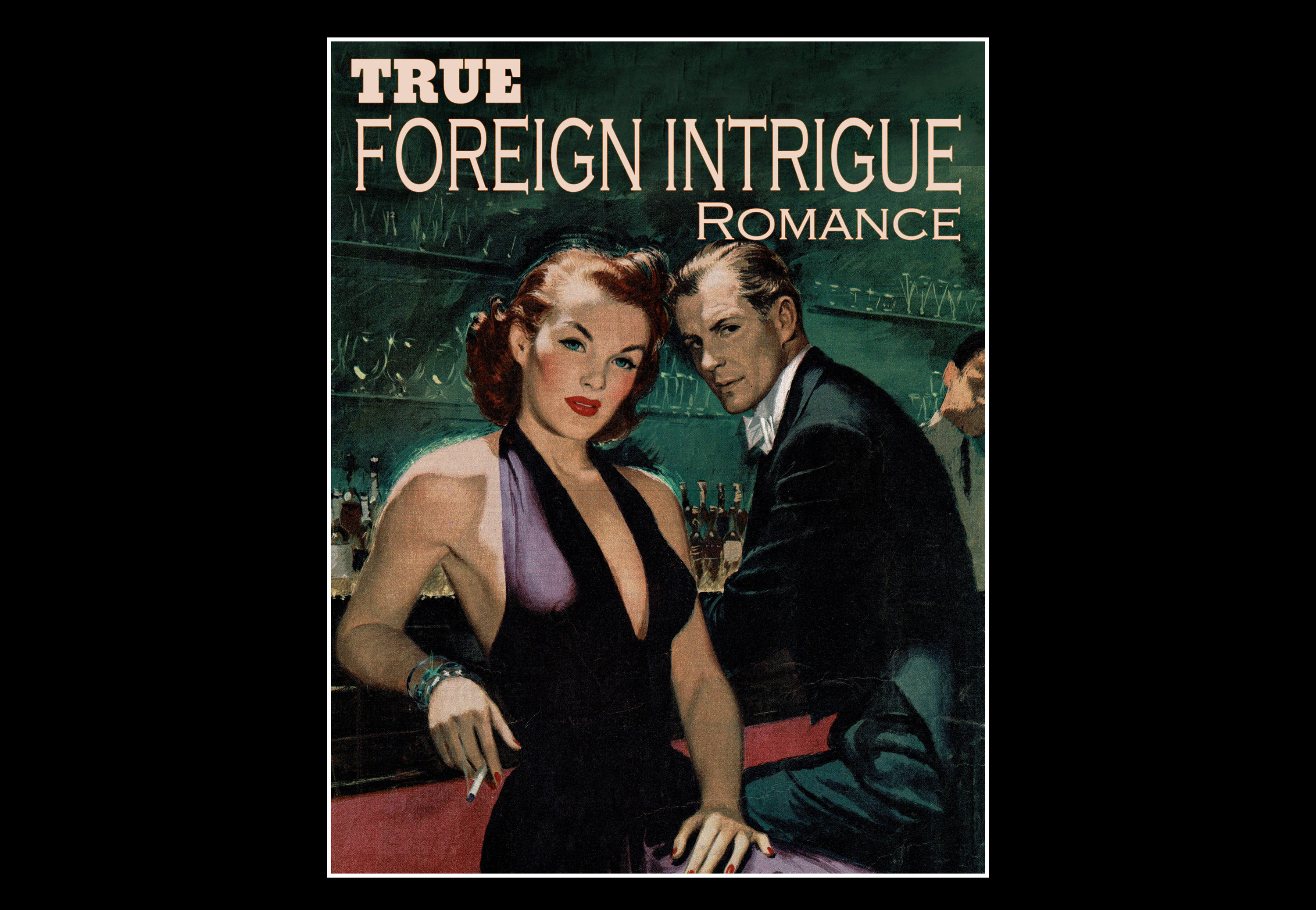 1950's Style Romance Magazine Cover Retro Poster Print