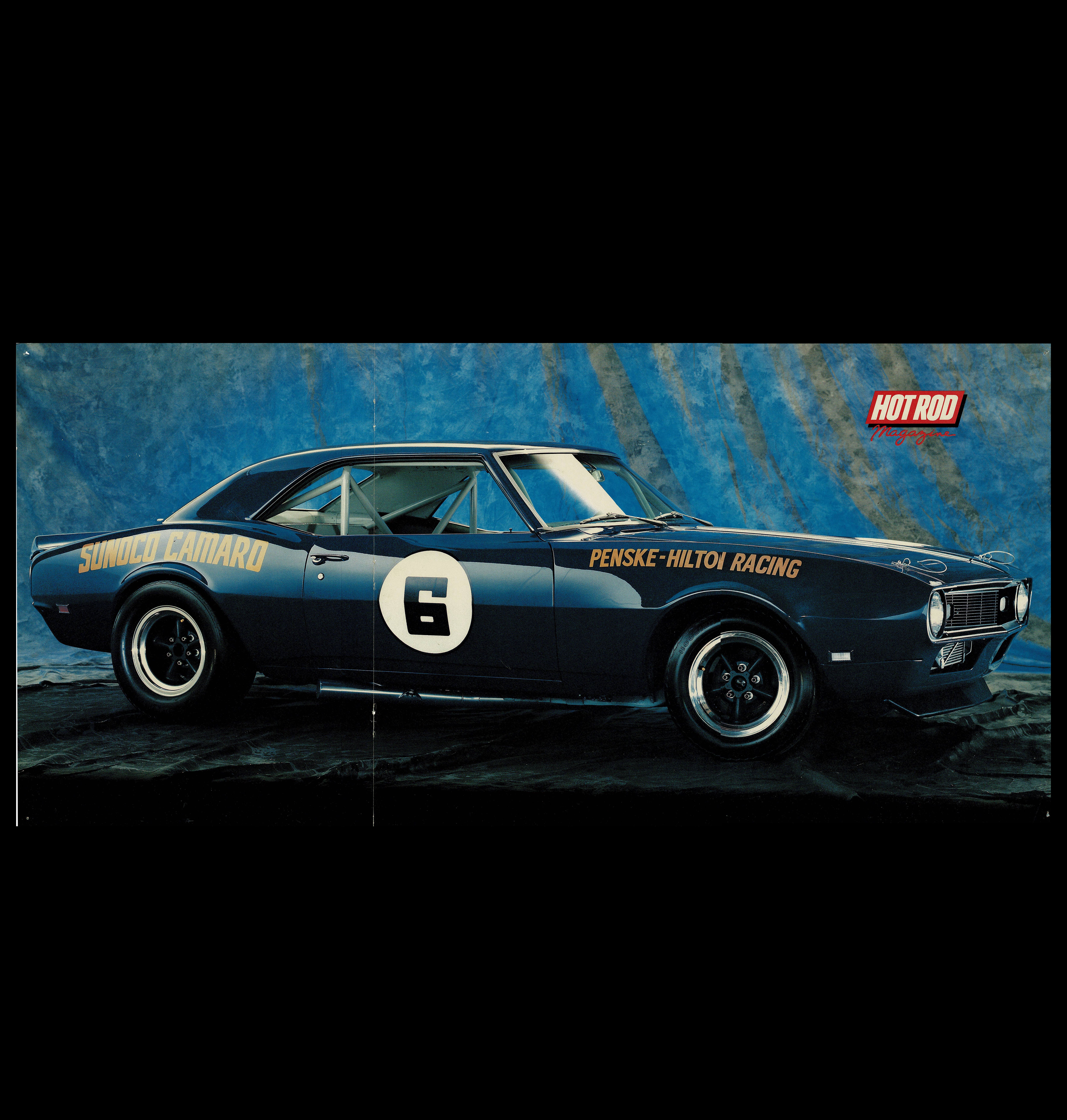 1968 Mark Donohue Sunoco Trans Am Chevy Camaro Original Magazine Feature