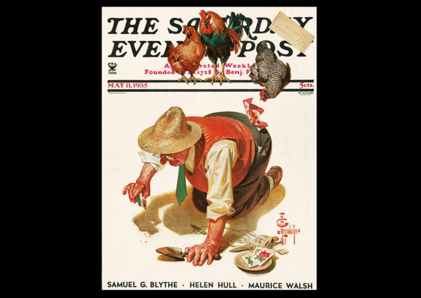 1935 J.C. Leyendecker Saturday Evening Post Original Cover
