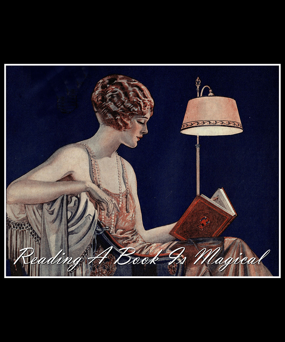 Thumbnail: Book Lovers Retro Style Poster Art Prints: Five Different Avail