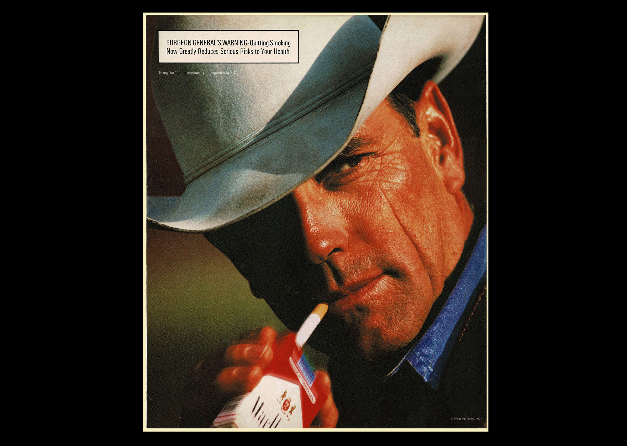 1994 Marlboro Cigarettes - Western Decor - Original Magazine Ad