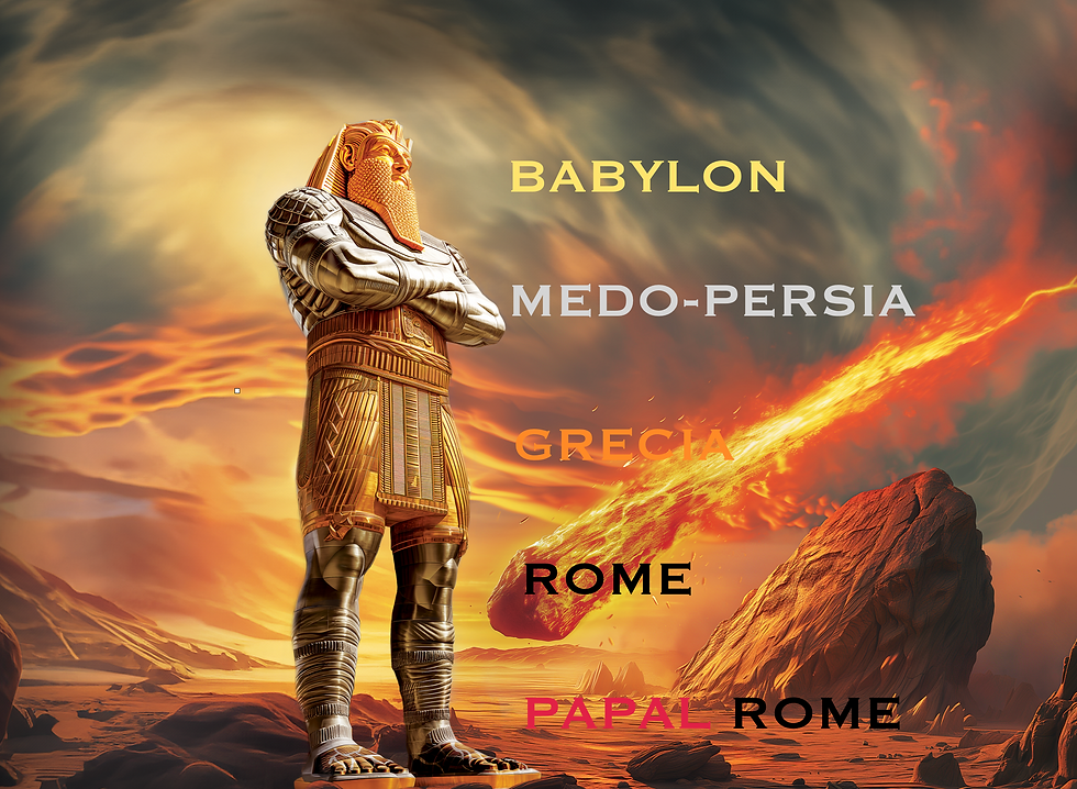 The Daniel 2 image is interpreted in greater detail in Daniel 5,7,8, and 11