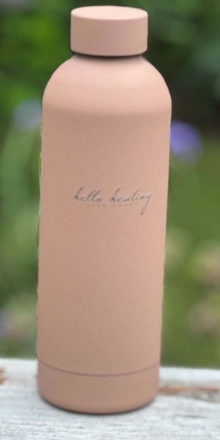 Thumbnail: HELLO HEALING 17-OUNCE STAINLESS  STEEL TUMBLER 