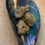 Thumbnail: COLORED GLASS SHELL TRINKET TRAY
